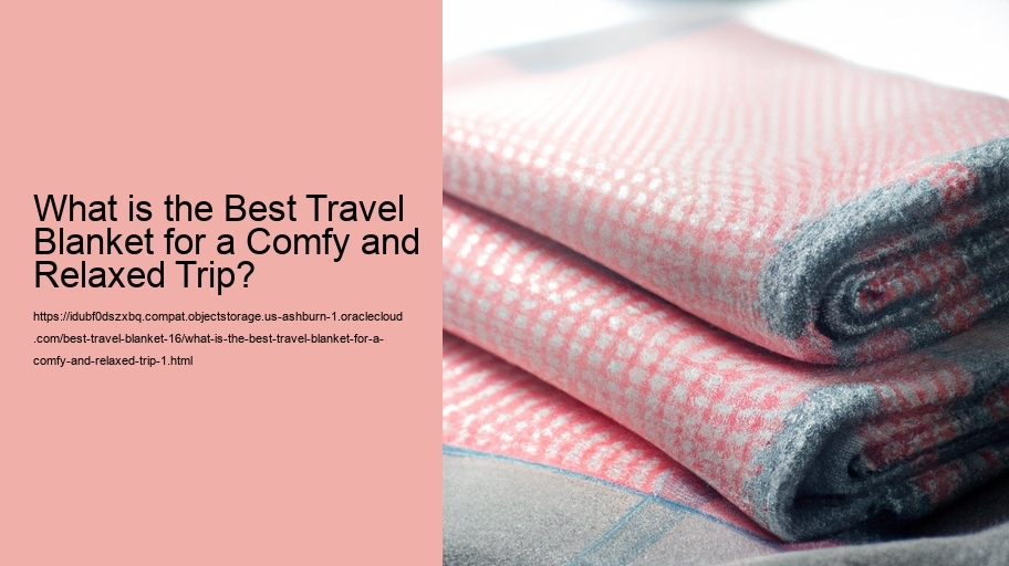 What is the Best Travel Blanket for a Comfy and Relaxed Trip?