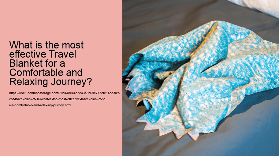 What is the most effective Travel Blanket for a Comfortable and Relaxing Journey?