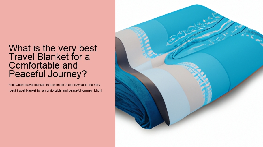 What is the very best Travel Blanket for a Comfortable and Peaceful Journey?